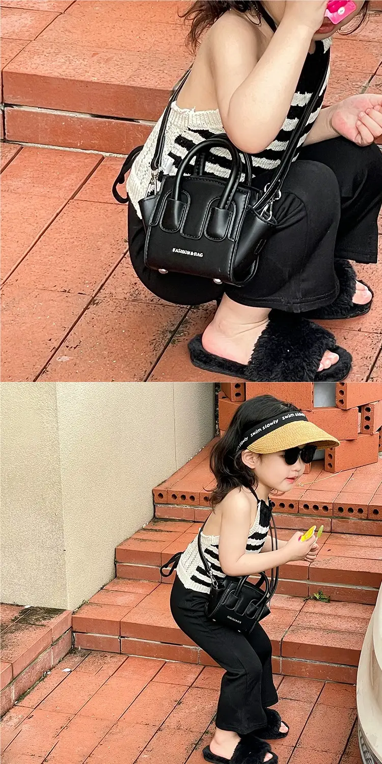 New Mori Style Textured Girl's Shoulder Bag Brown — feature 10