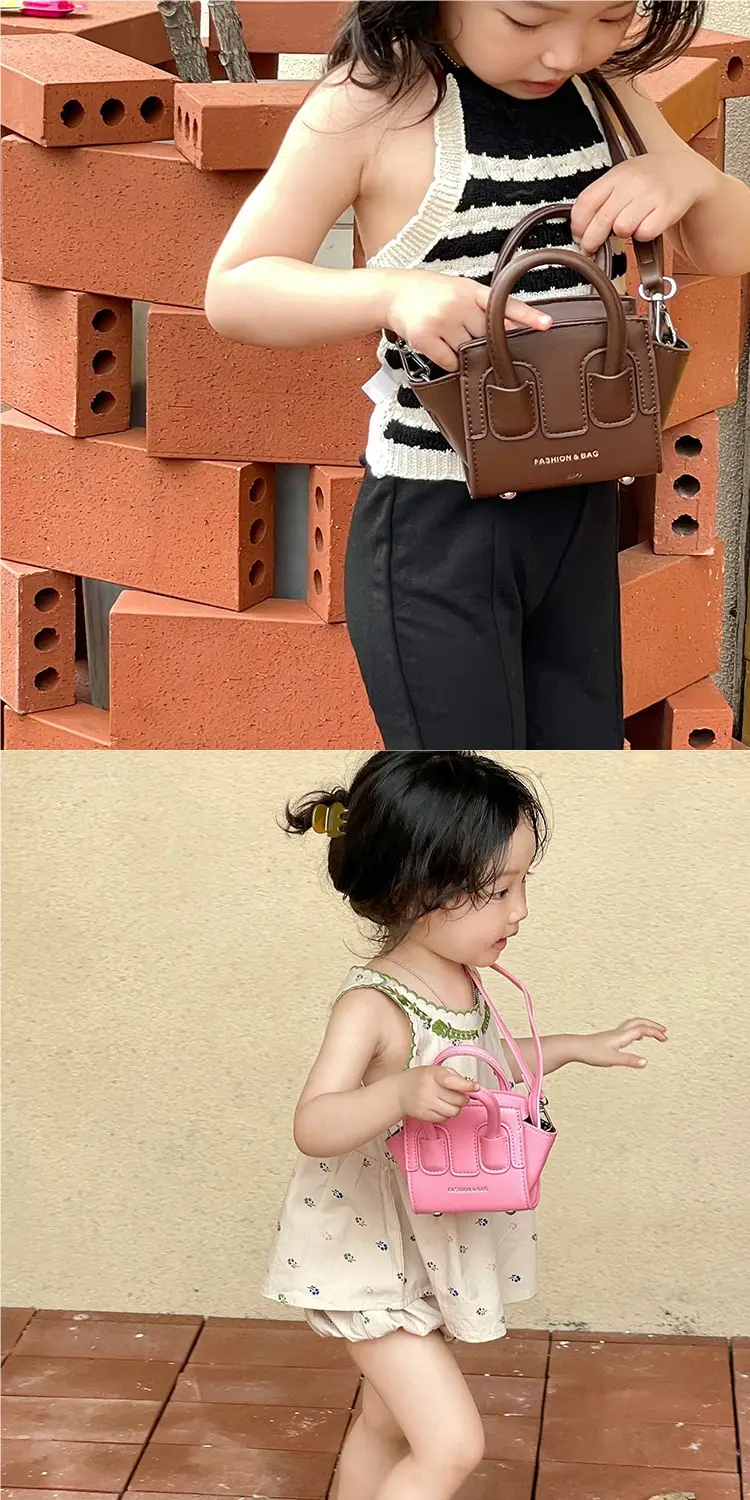 New Mori Style Textured Girl's Shoulder Bag Brown — feature 8