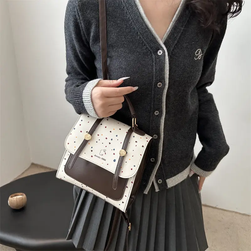 Retro Polka Dot Shoulder Bag for Women 2025 - Image 2