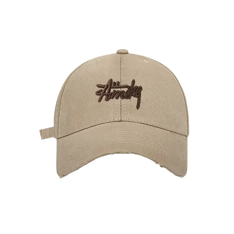 Three-Dimensional Embroidered Baseball Cap Grey - Image 6