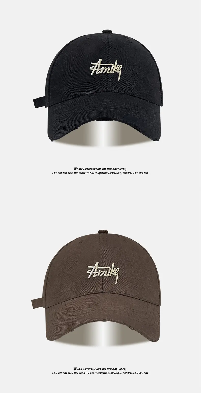 Three-Dimensional Embroidered Baseball Cap Grey — feature 7