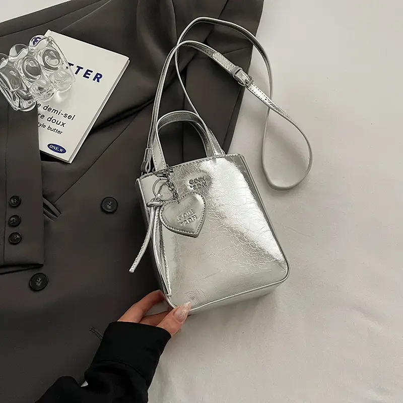 Silver Crossbody Bag for Women 2026 New Style - Image 2