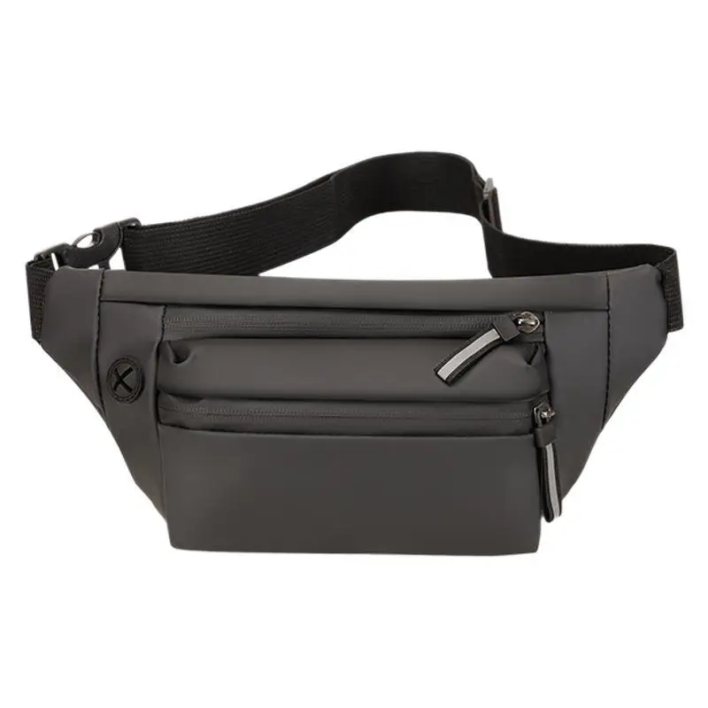 Men's Crossbody Phone Bag Black Large Capacity - Image 9