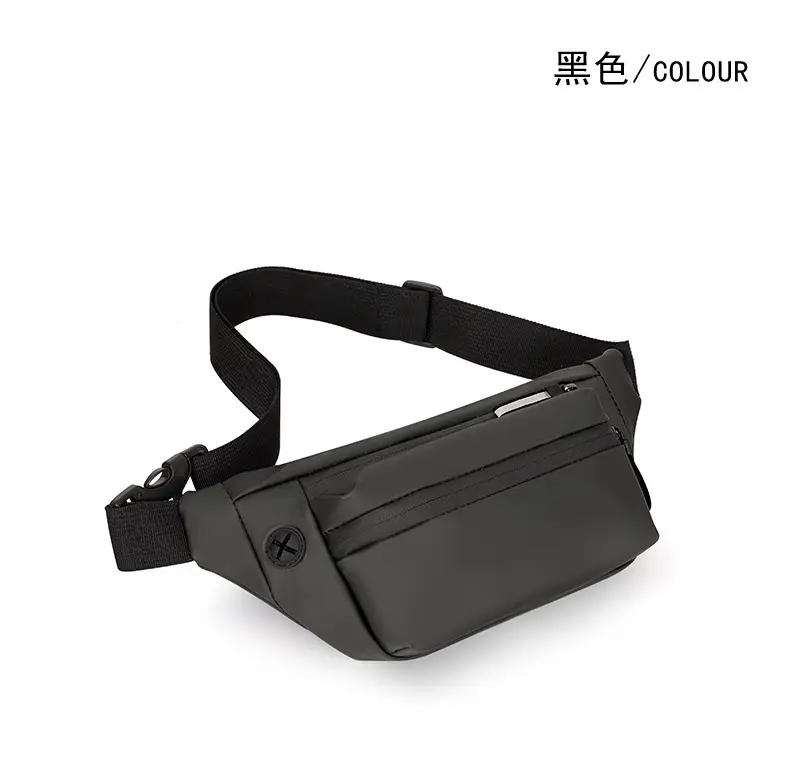 Men's Crossbody Phone Bag Black Large Capacity — feature 11