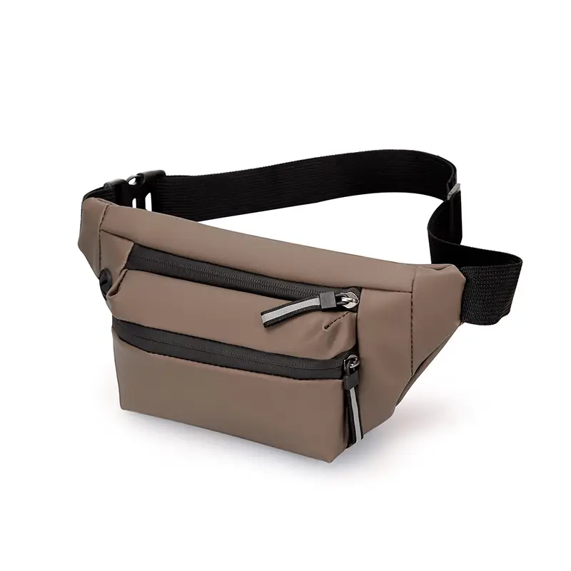 Men's Crossbody Phone Bag Black Large Capacity - Image 2
