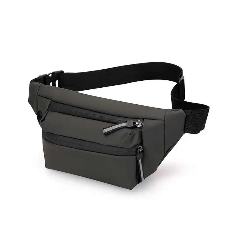 Men's Crossbody Phone Bag Black Large Capacity - Image 3