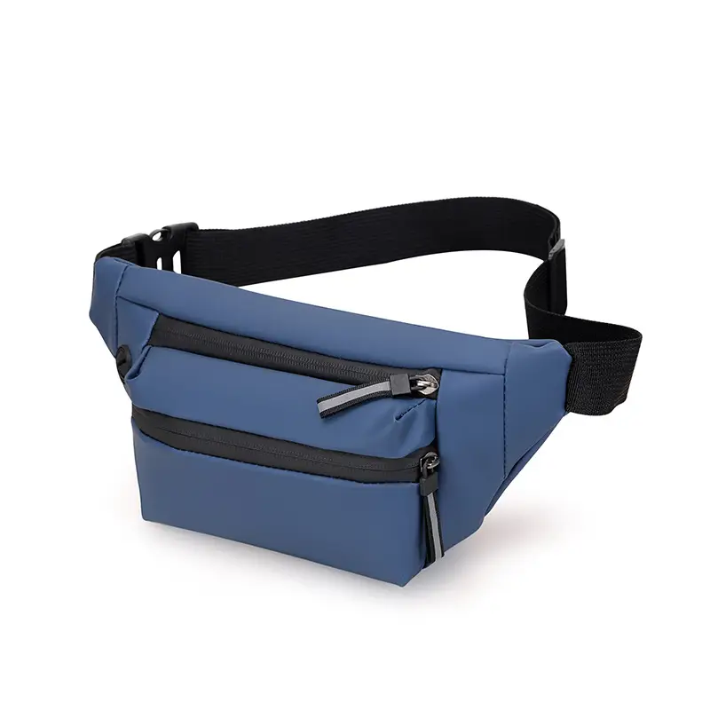 Men's Crossbody Phone Bag Black Large Capacity - Image 4