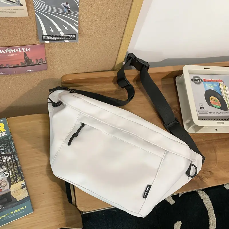 Black Crossbody Bag Sports Men Women Large 2025