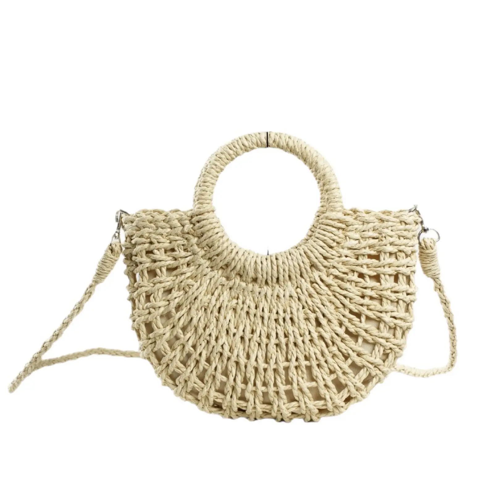 Women's Straw Crossbody Bag Bohemie Pastoral Woven - Image 7