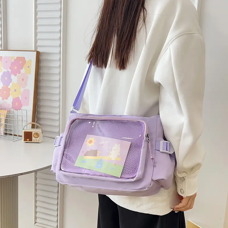 Women's Transparent Crossbody Baby Bag Large Capacity Messenger Bag luggage and leather goods - Image 6