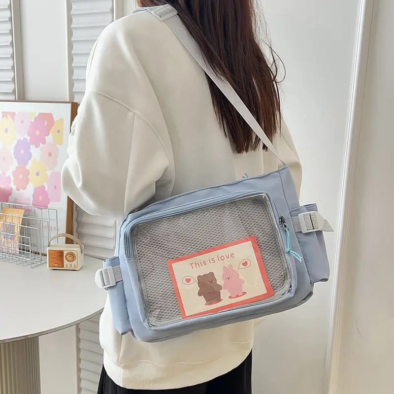 Women's Transparent Crossbody Baby Bag Large Capacity Messenger Bag luggage and leather goods - Image 7
