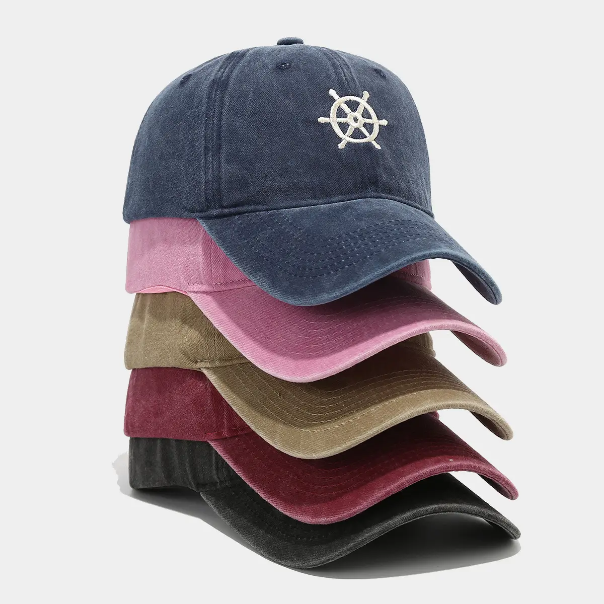 Women's Embroidered Baseball Cap Multi Color - Image 7