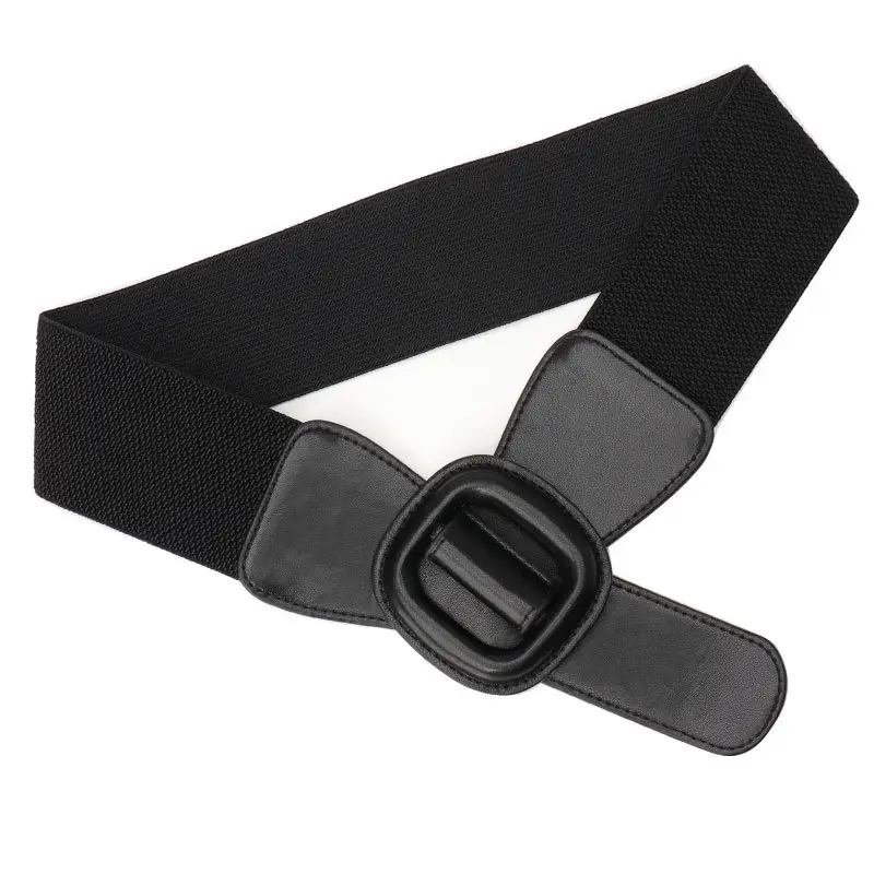Women's Red Waist Belt with Buckle - Image 10