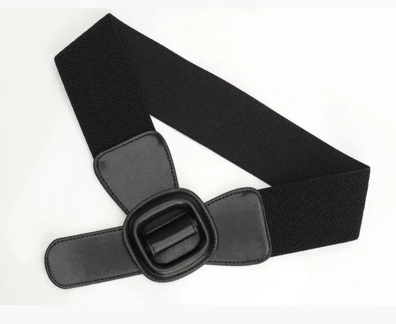 Women's Red Waist Belt with Buckle — feature 18