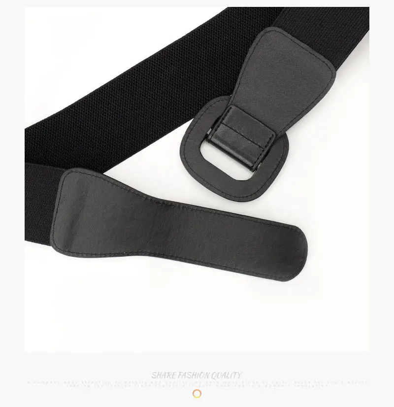 Women's Red Waist Belt with Buckle — feature 25
