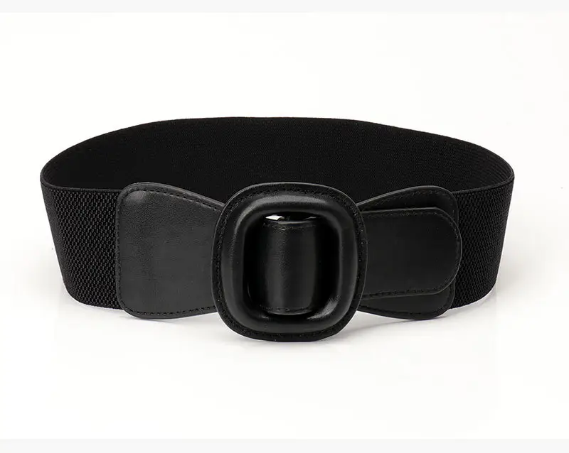 Women's Red Waist Belt with Buckle — feature 26