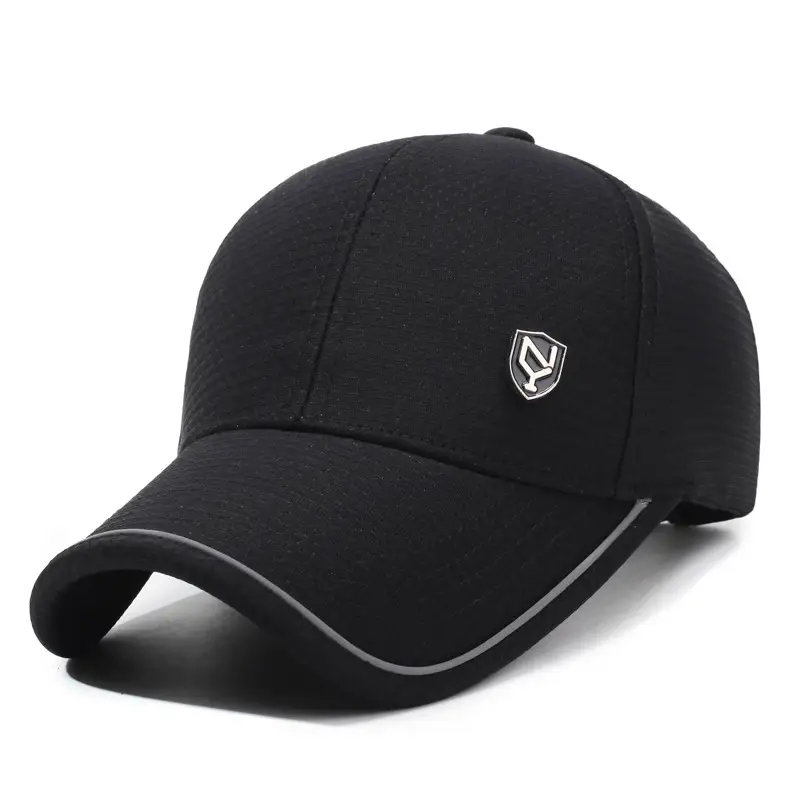 Men's Grey Korean Style Baseball Cap - Image 9