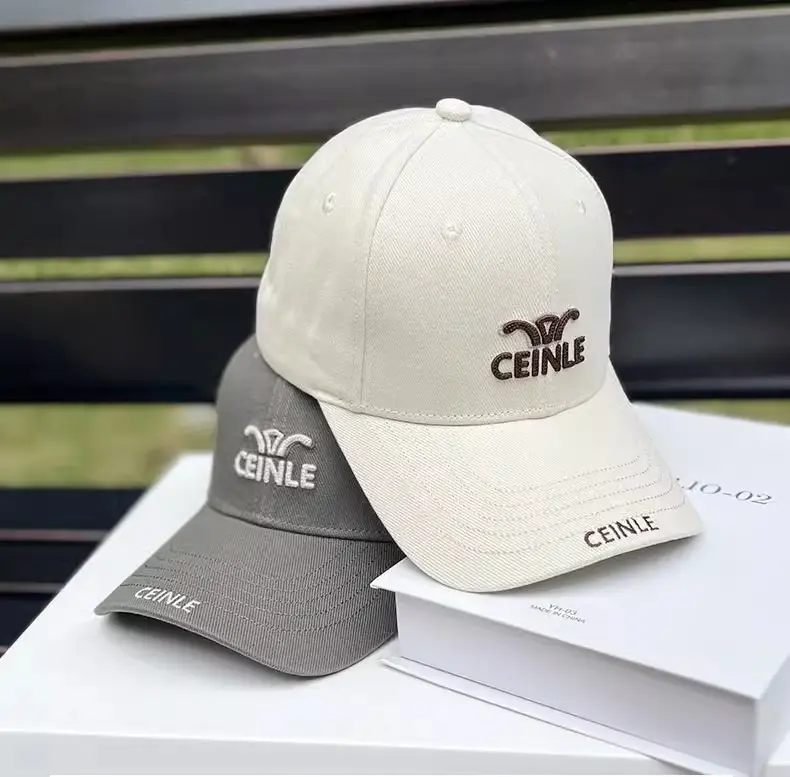 Women's Beige Letter Embroidered Baseball Cap — feature 2