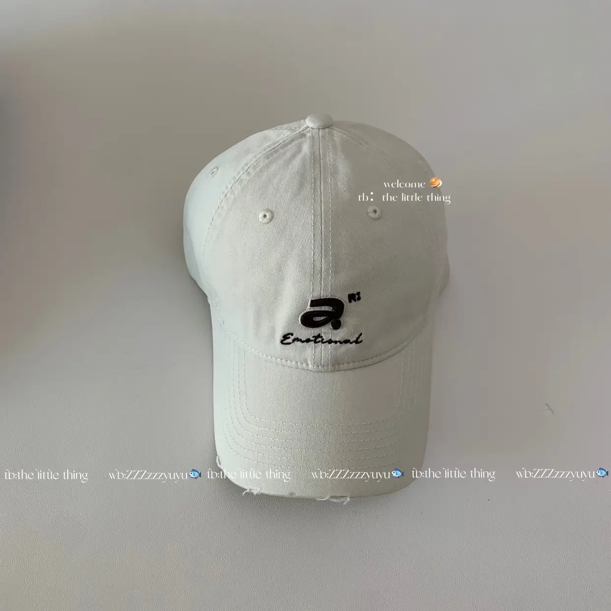 Korean Women's Red Baseball Cap with Wide Brim
