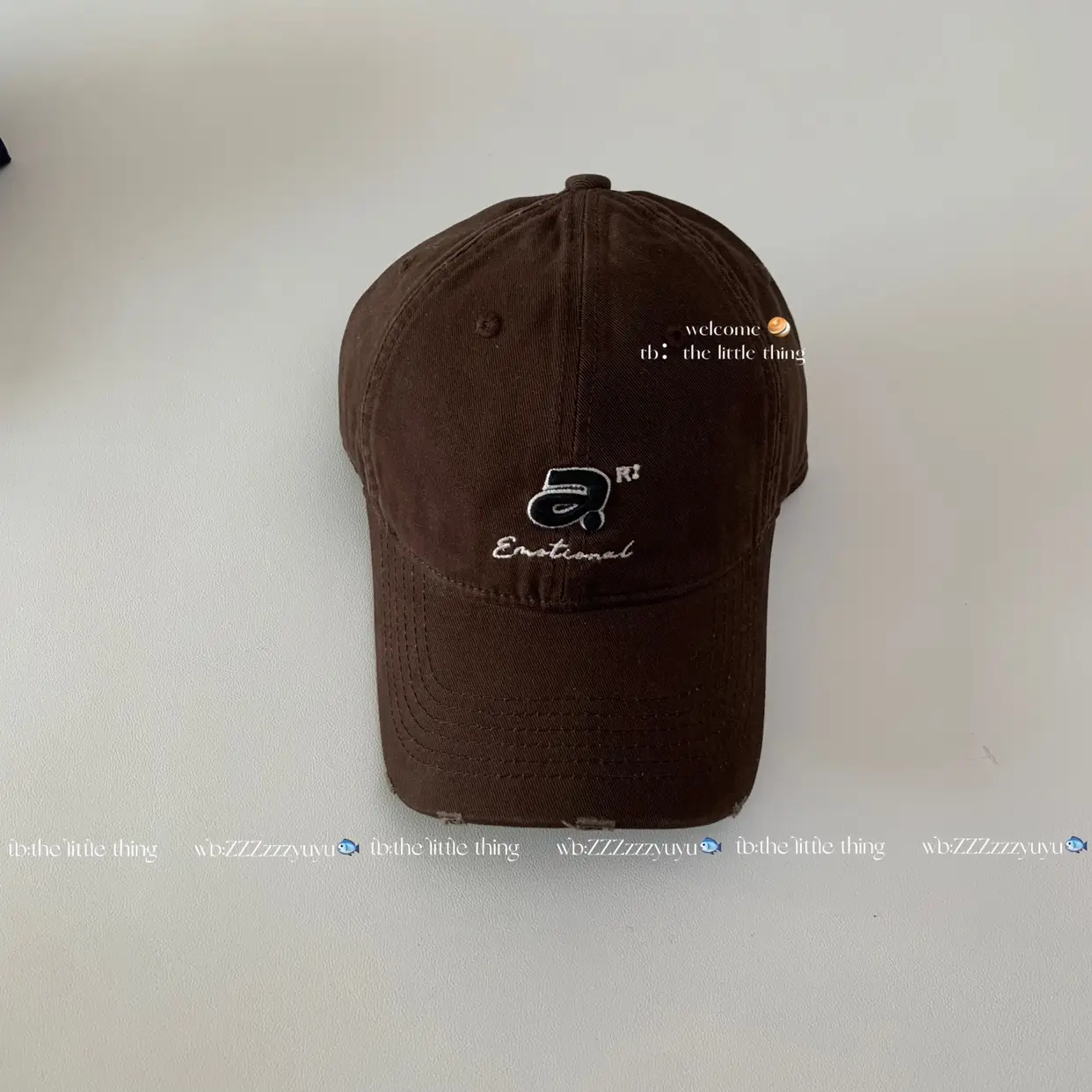 Korean Women's Red Baseball Cap with Wide Brim - Image 3