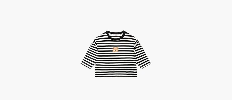 Kids Long Sleeve T-Shirt Green Striped Spring Clothing — feature 13