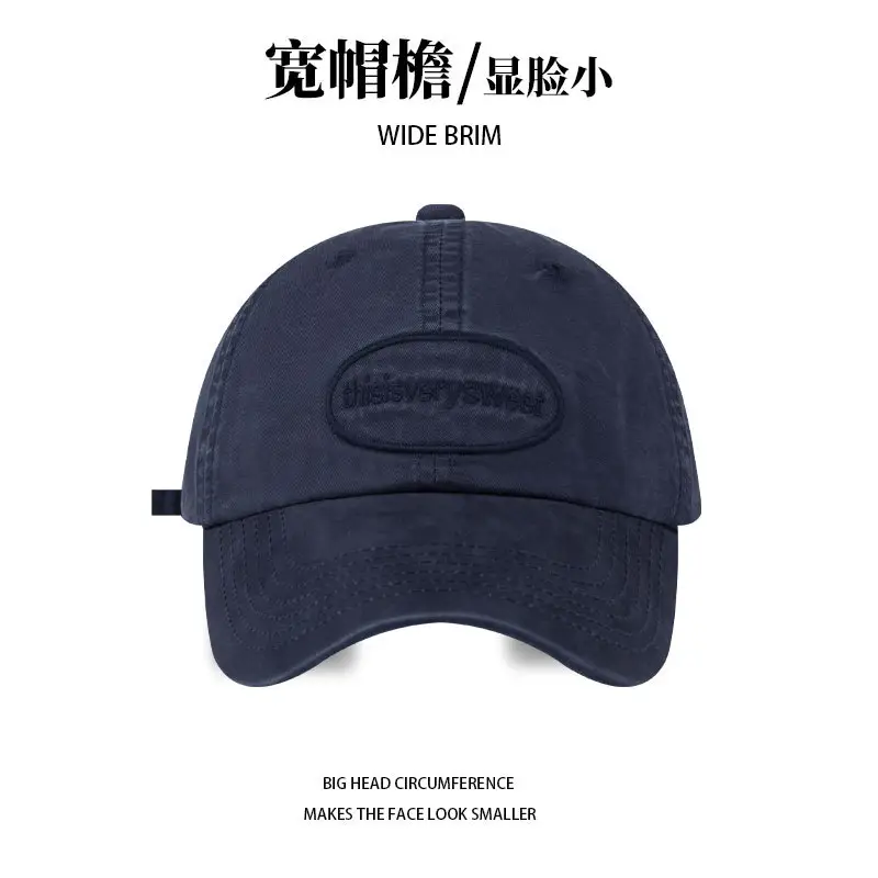 Women Retro Old English Letter Cap Neutral Baseball Cap