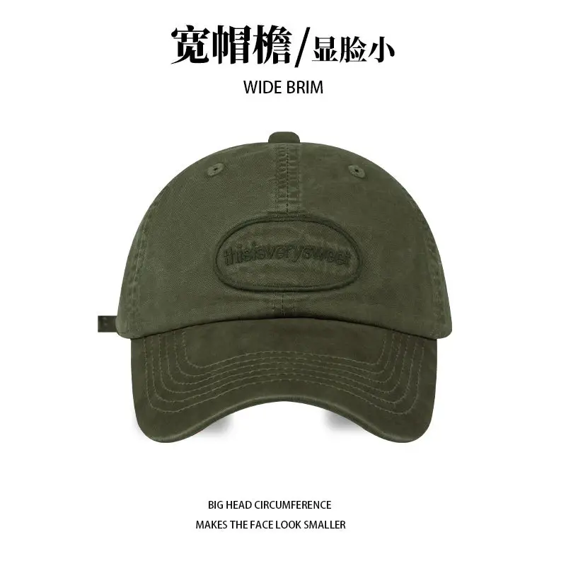 Women Retro Old English Letter Cap Neutral Baseball Cap