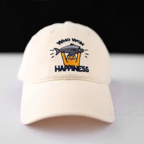 American Street Hat Couple Baseball Cap Letter Cartoon Embroidered Cap Sun Hat Outdoor Casual Sun Protection - Image 9