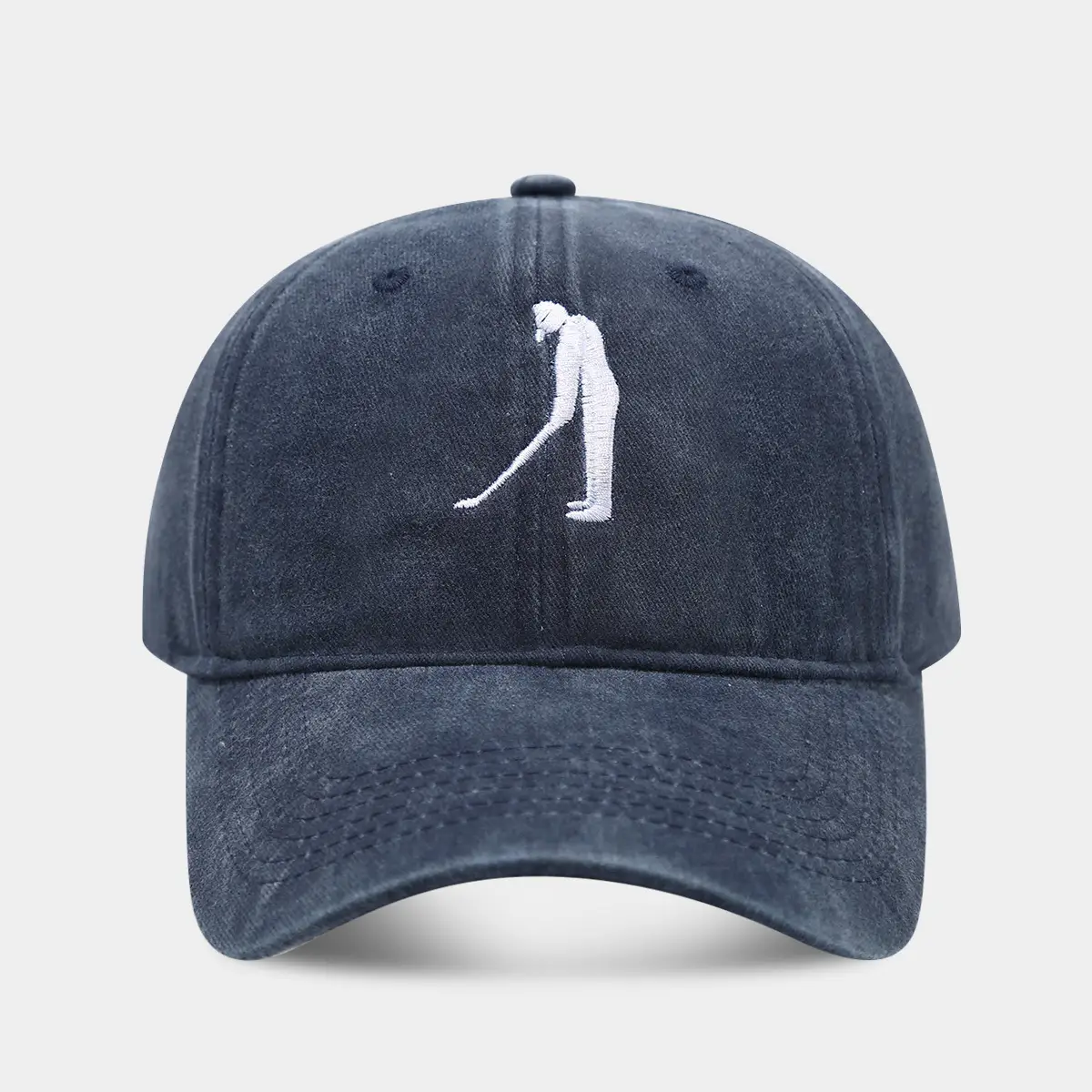 Men's Golf Cap Black Pink Blue Brown Small - Image 5