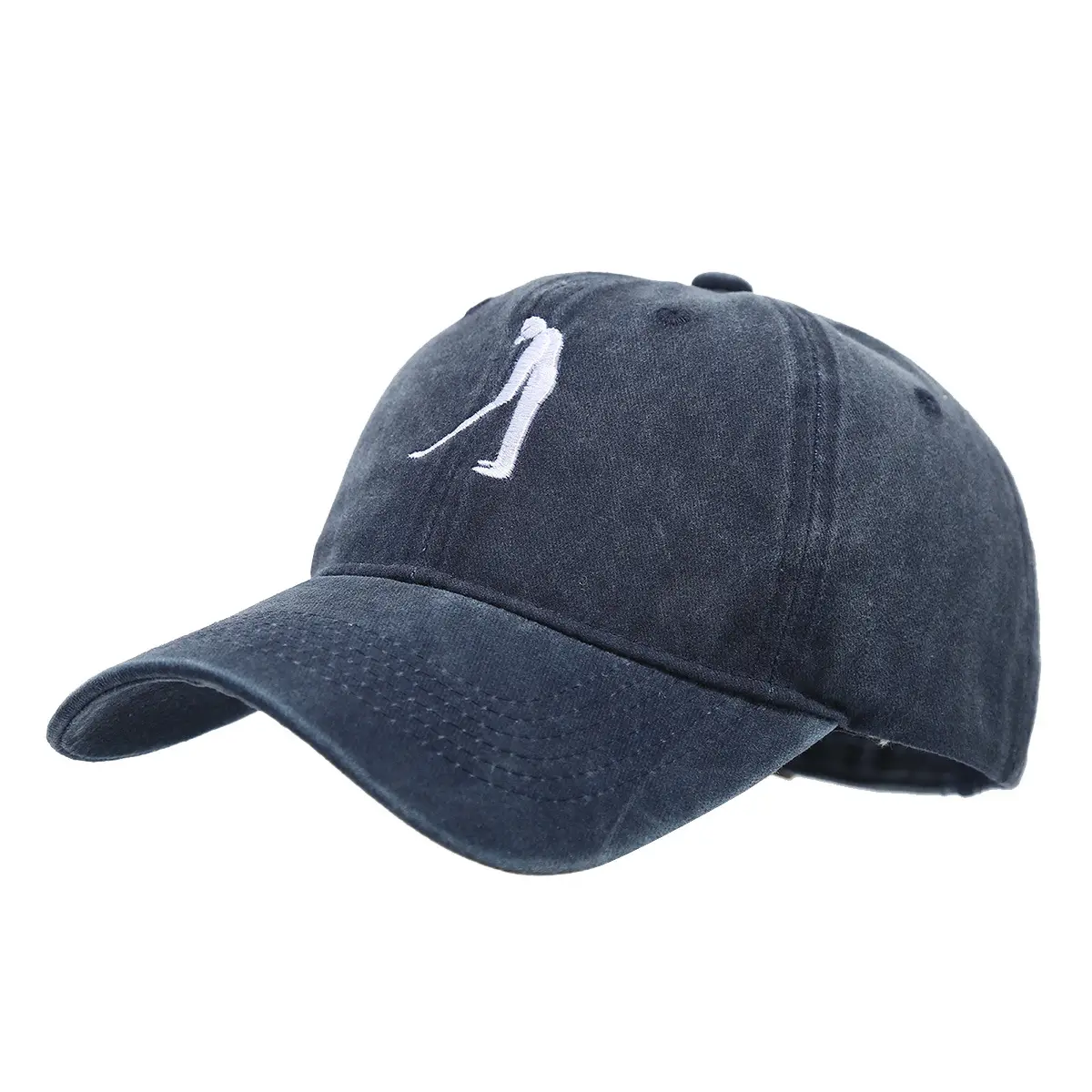 Men's Golf Cap Black Pink Blue Brown Small - Image 9