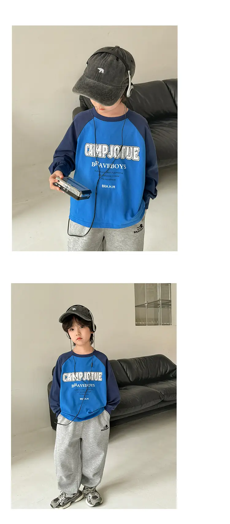 Boys Long Sleeve Blue T-Shirt Spring 2026 — feature 10