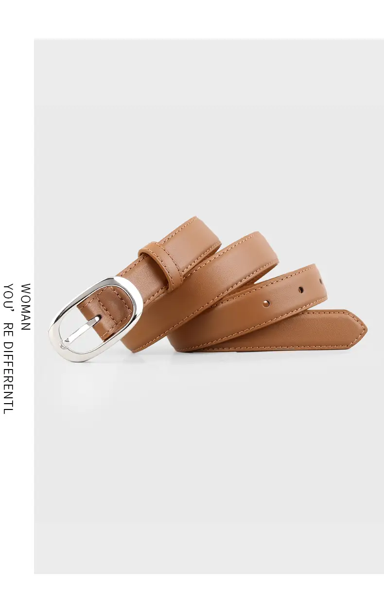 Women's Cowhide Belt with Pin Buckle 2025 New — feature 12