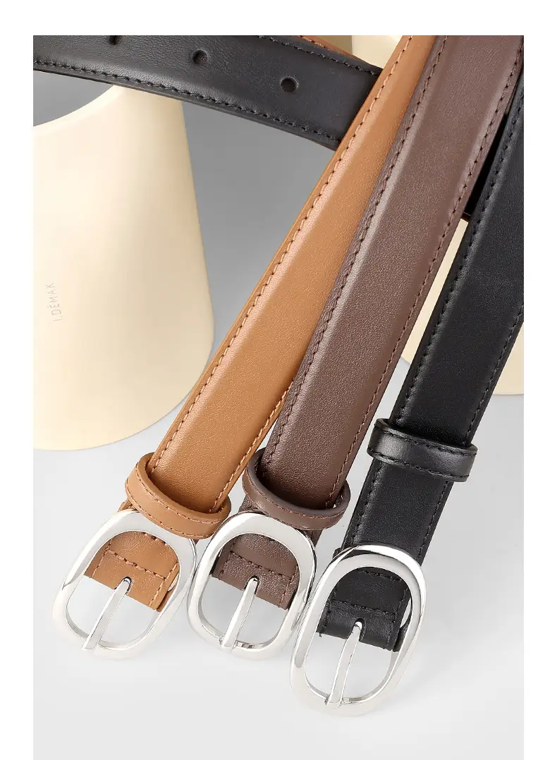 Women's Cowhide Belt with Pin Buckle 2025 New — feature 15