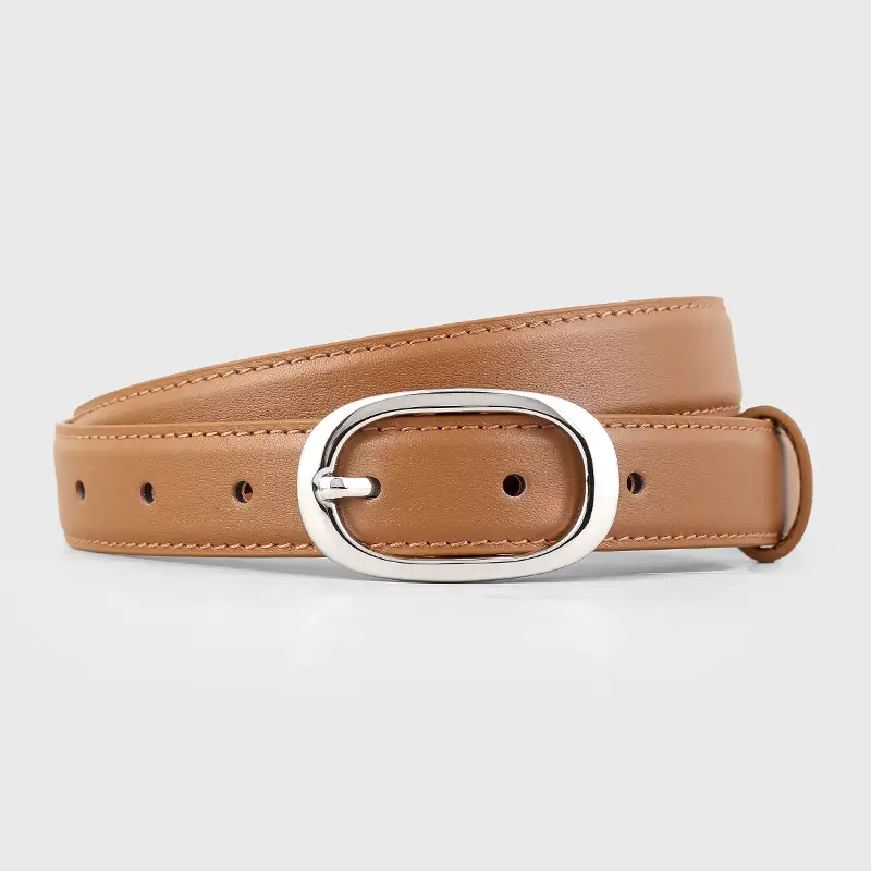 Women's Cowhide Belt with Pin Buckle 2025 New