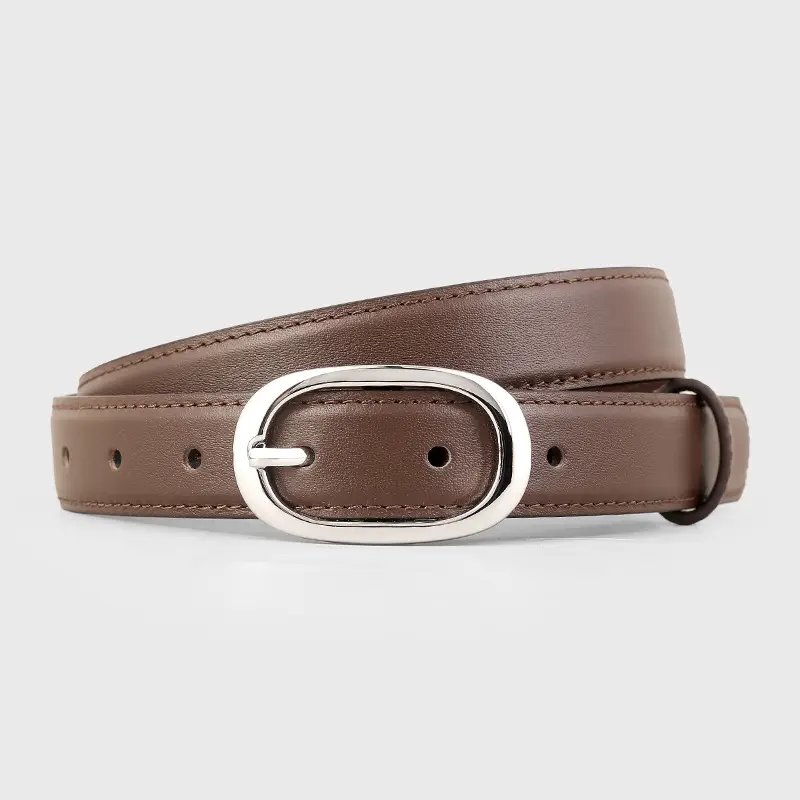 Women's Cowhide Belt with Pin Buckle 2025 New