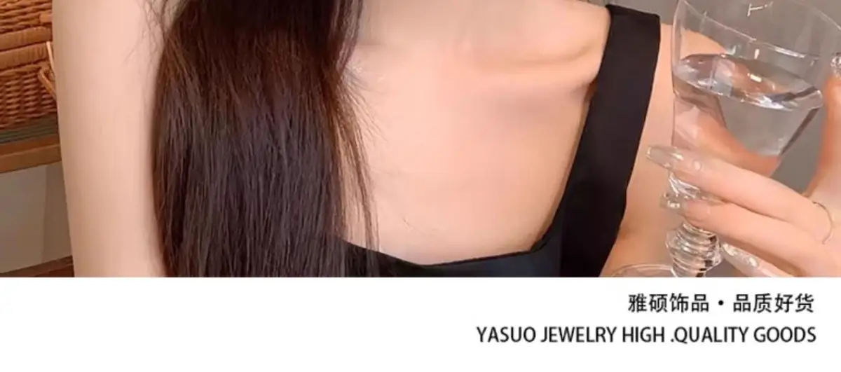 Gold 2-Circle Hanger Earrings for Women — feature 3