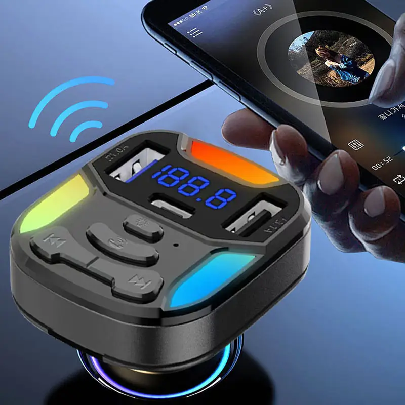 Bluetooth Car MP3 Player with Colorful Display - Image 4
