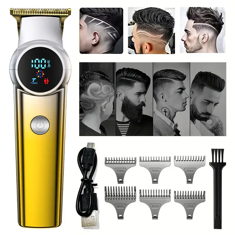 Digital Cross-Border Hair Clipper with Fast Charging - Image 7