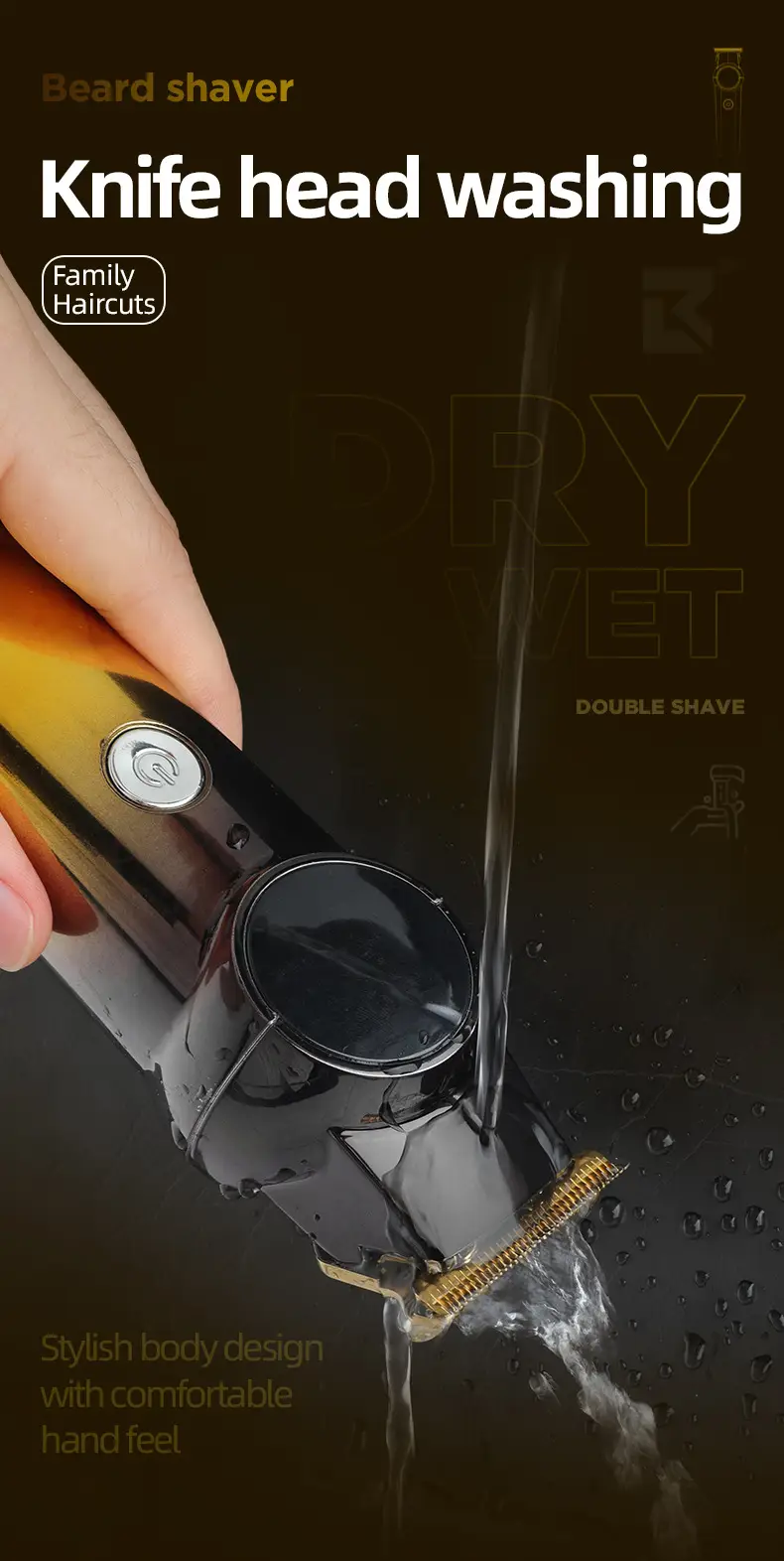 Digital Cross-Border Hair Clipper with Fast Charging — feature 13