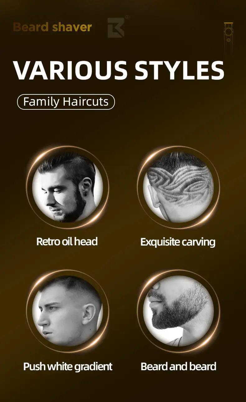 Digital Cross-Border Hair Clipper with Fast Charging — feature 3