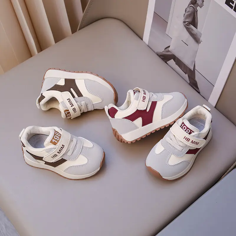 Spring and Autumn Baby Soft-soled Toddler Shoes 1-3 Years Old Boys' sneaker Female Infant Breathable Forrest Gump Shoes Spring - Image 4