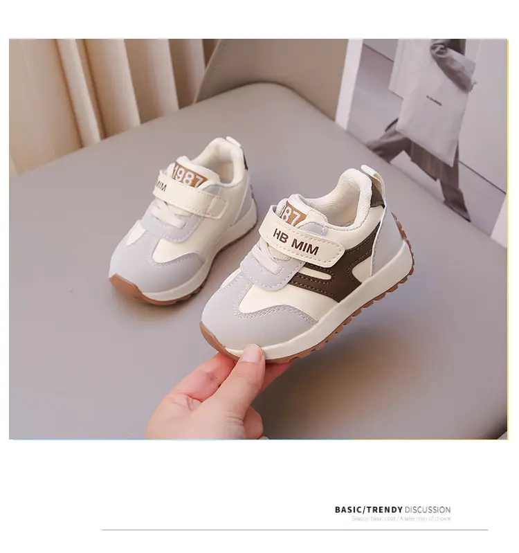 Spring and Autumn Baby Soft-soled Toddler Shoes 1-3 Years Old Boys' sneaker Female Infant Breathable Forrest Gump Shoes Spring — feature 18