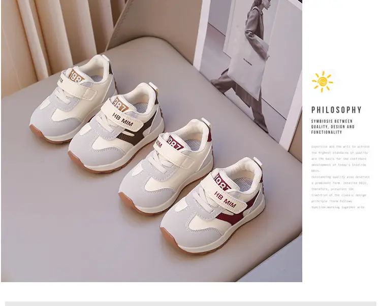 Spring and Autumn Baby Soft-soled Toddler Shoes 1-3 Years Old Boys' sneaker Female Infant Breathable Forrest Gump Shoes Spring — feature 9