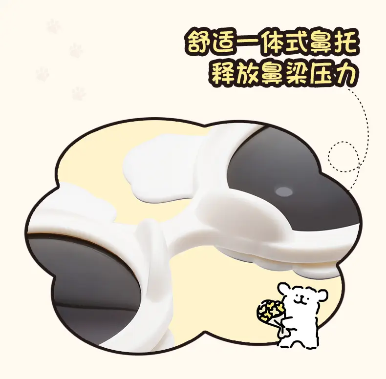 HD Polarized Flip Men Sunglasses White Silicone β feature 9