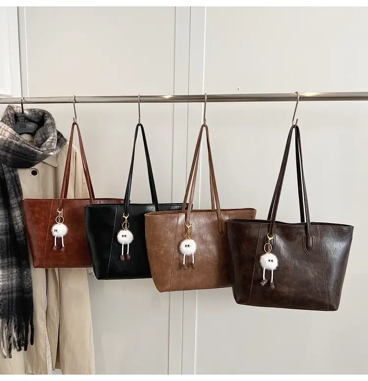 Retro Brown Leather Shoulder Bag for Women 2026 — feature 21