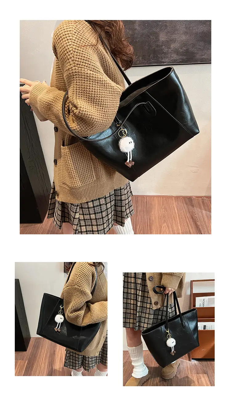 Retro Brown Leather Shoulder Bag for Women 2026 — feature 5
