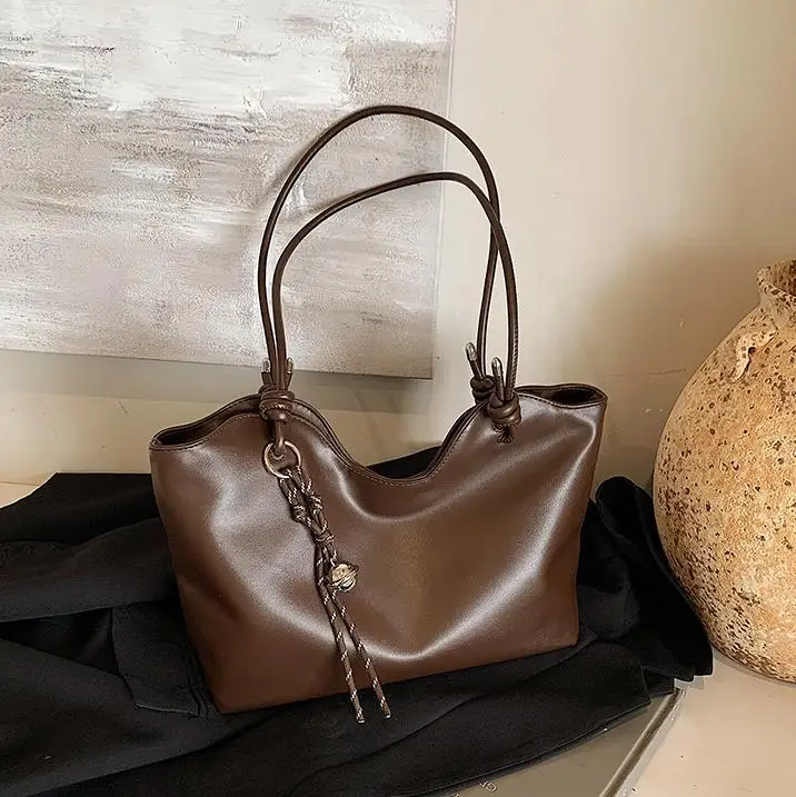 Black Crossbody Tote Bag Women 2025 New - Image 5