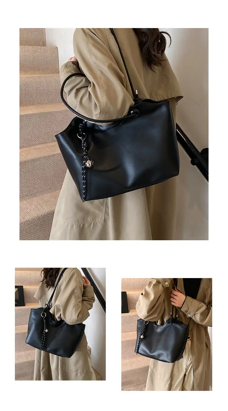 Black Crossbody Tote Bag Women 2025 New — feature 10