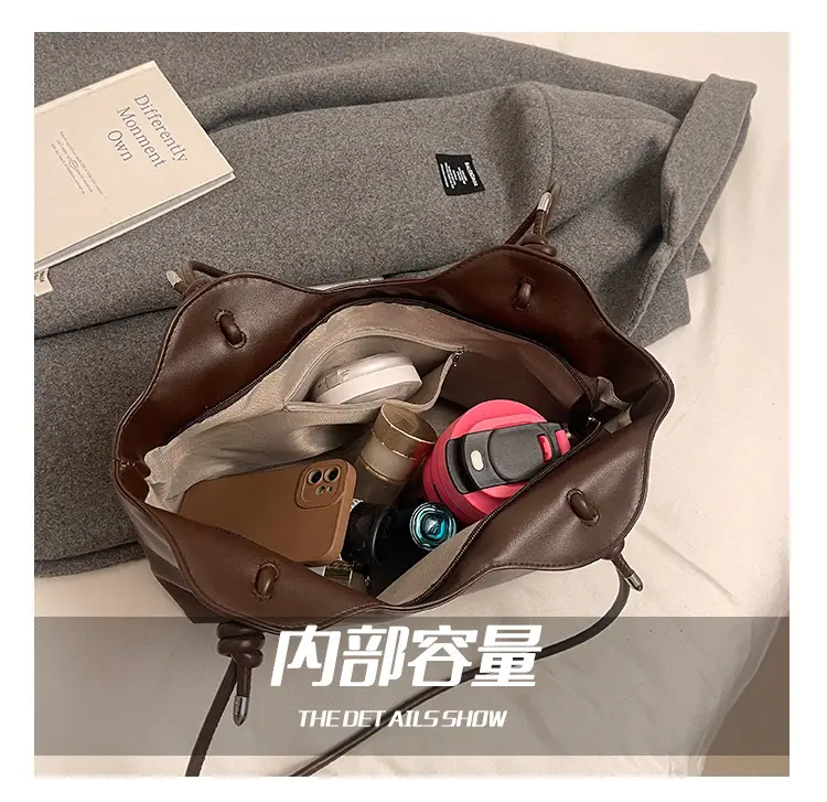 Black Crossbody Tote Bag Women 2025 New — feature 4