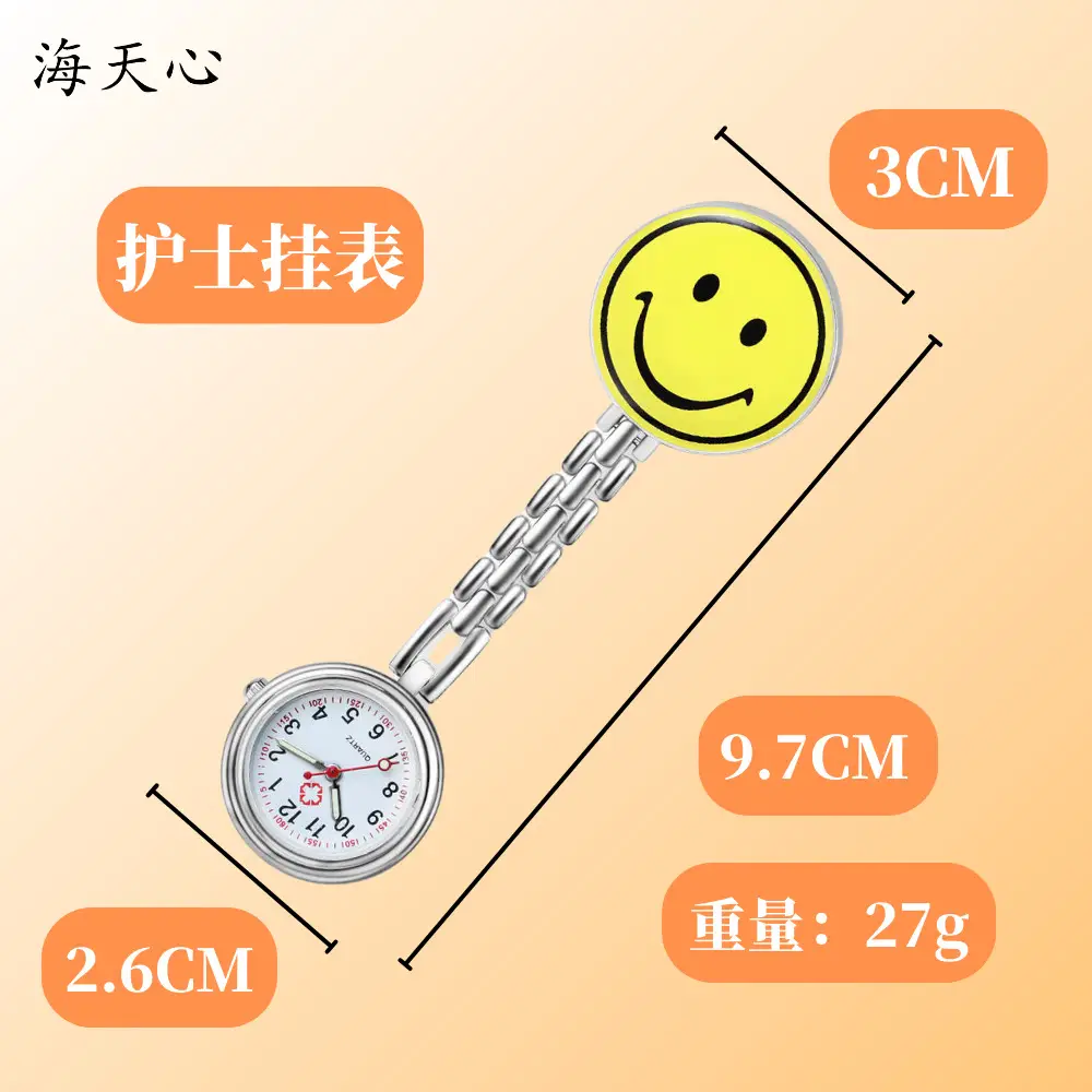 Classic Smiley Metal Watch for Nurses Doctors - Image 13